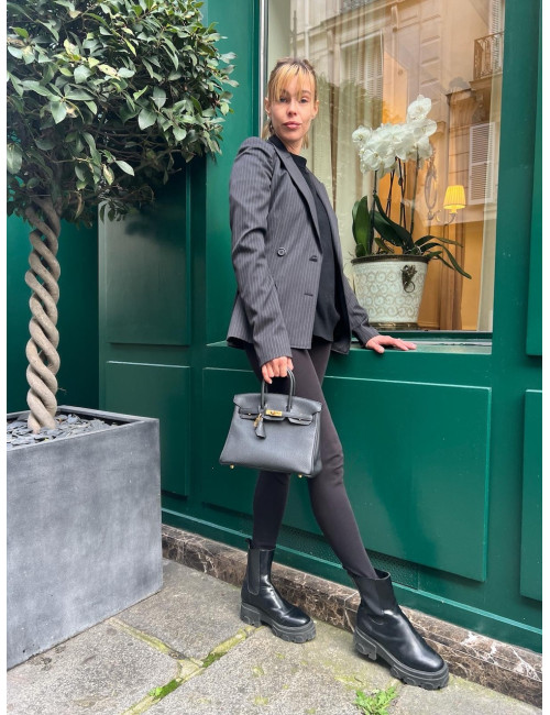 Birkin 25 HERMES Togo noir