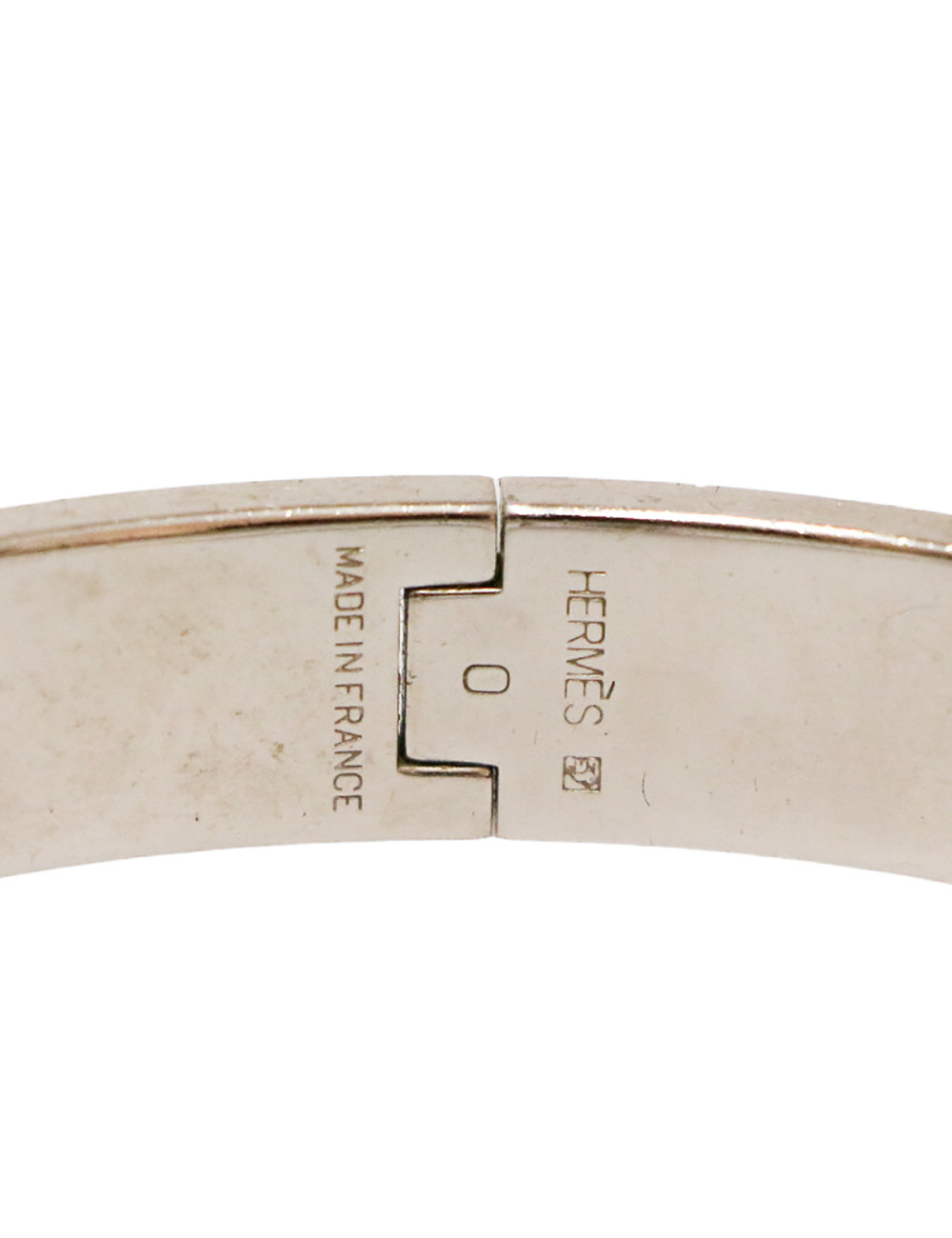 Bracelet clic clac HERMES émaillé noir