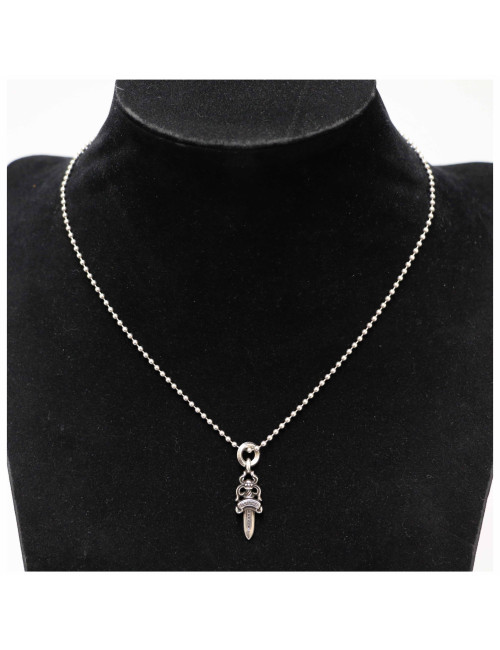 Collier CHROME HEARTS argent