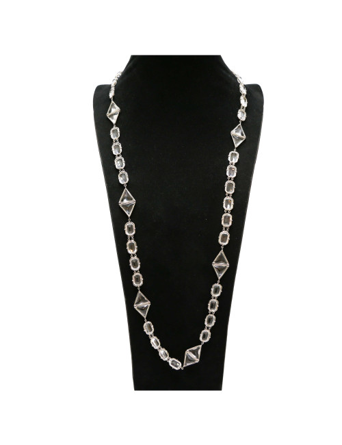 Sautoir CHANEL cristal taillé Swaroski Vintage