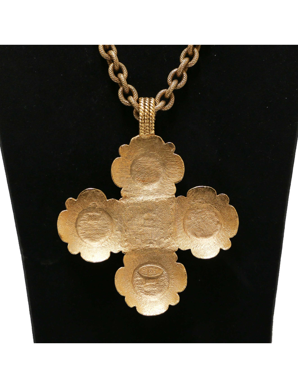 CHANEL Couture Glass paste Necklace