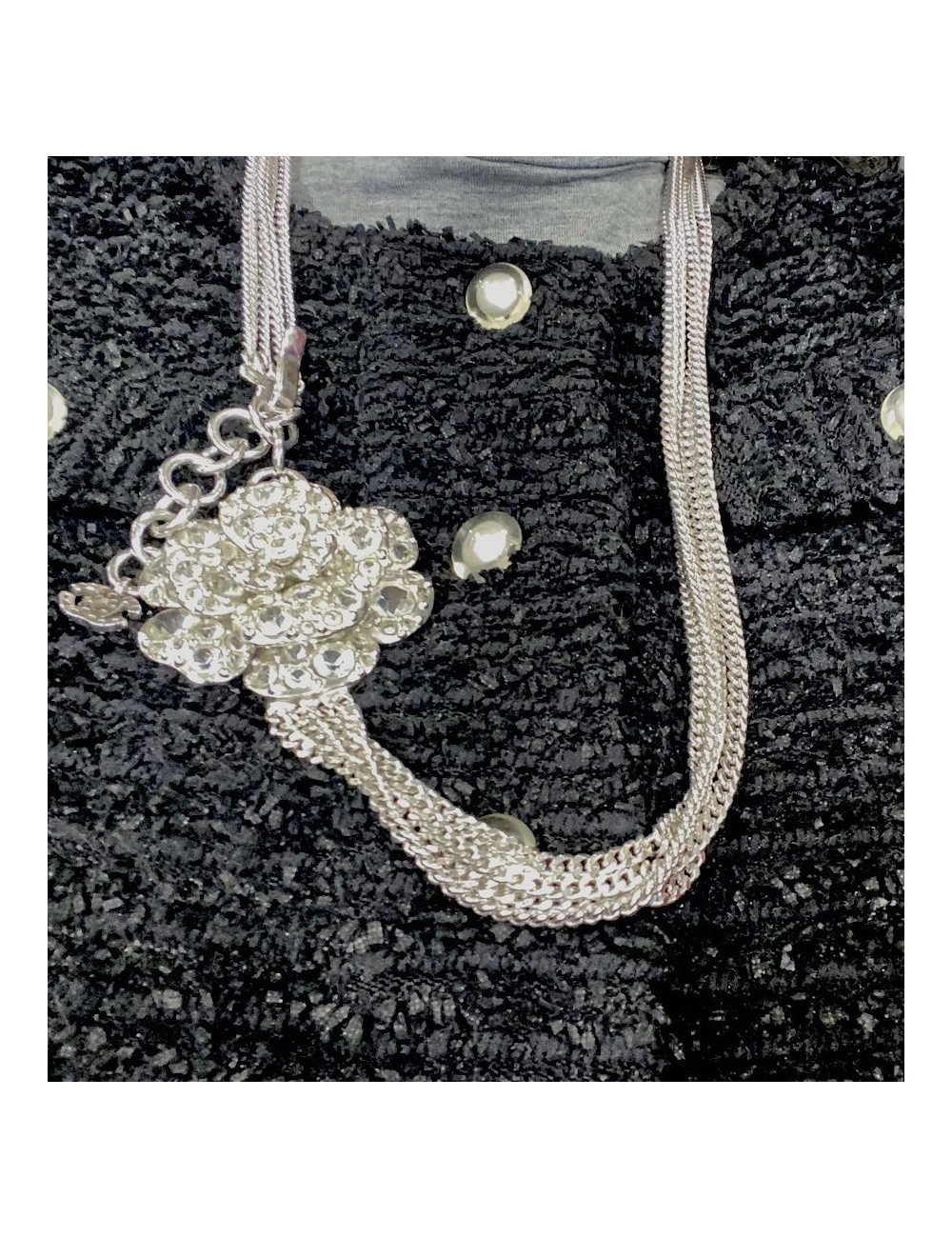 Ceinture sautoir CHANEL camélia 