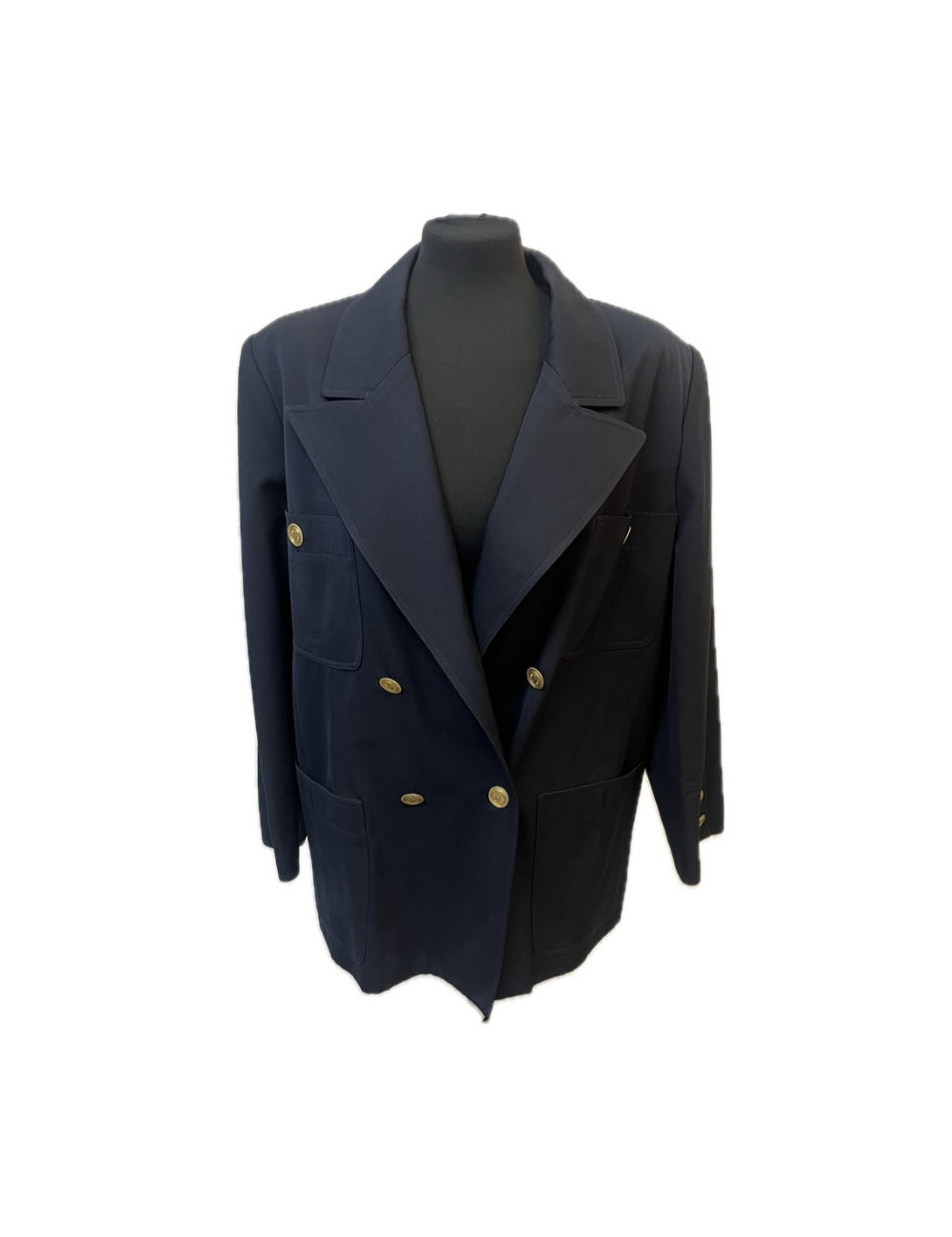 Blazer foncé CHANEL Vintage bleu