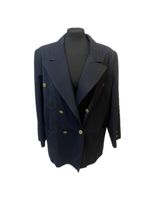 Blazer foncé CHANEL Vintage bleu