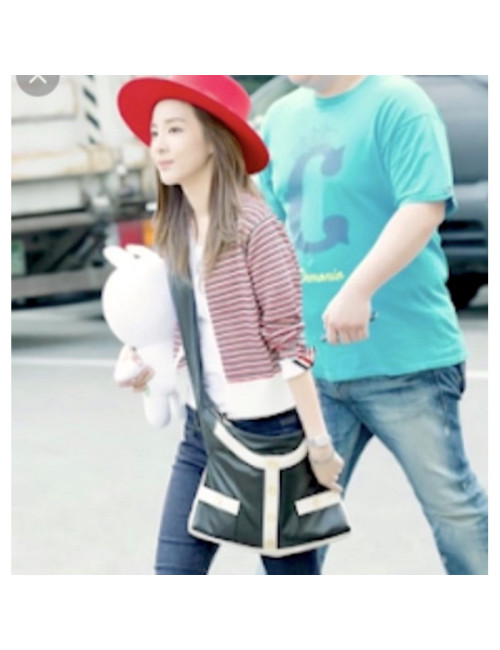 Sac Girl CHANEL tweed noir