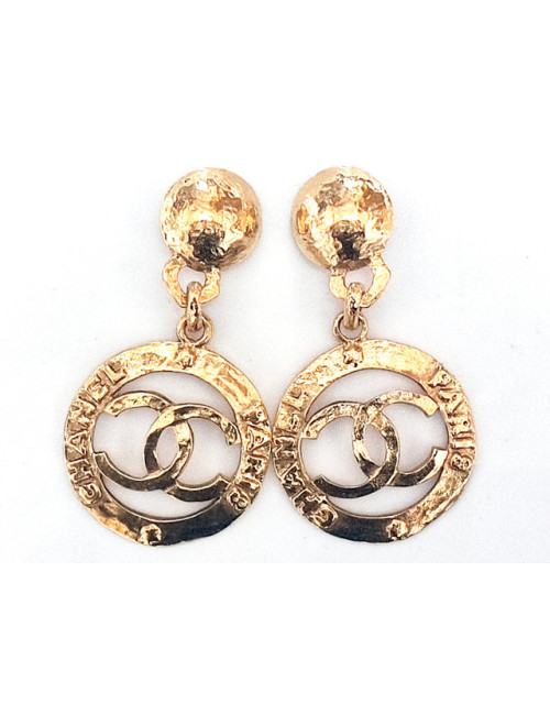 Clips pendants CHANEL dorées