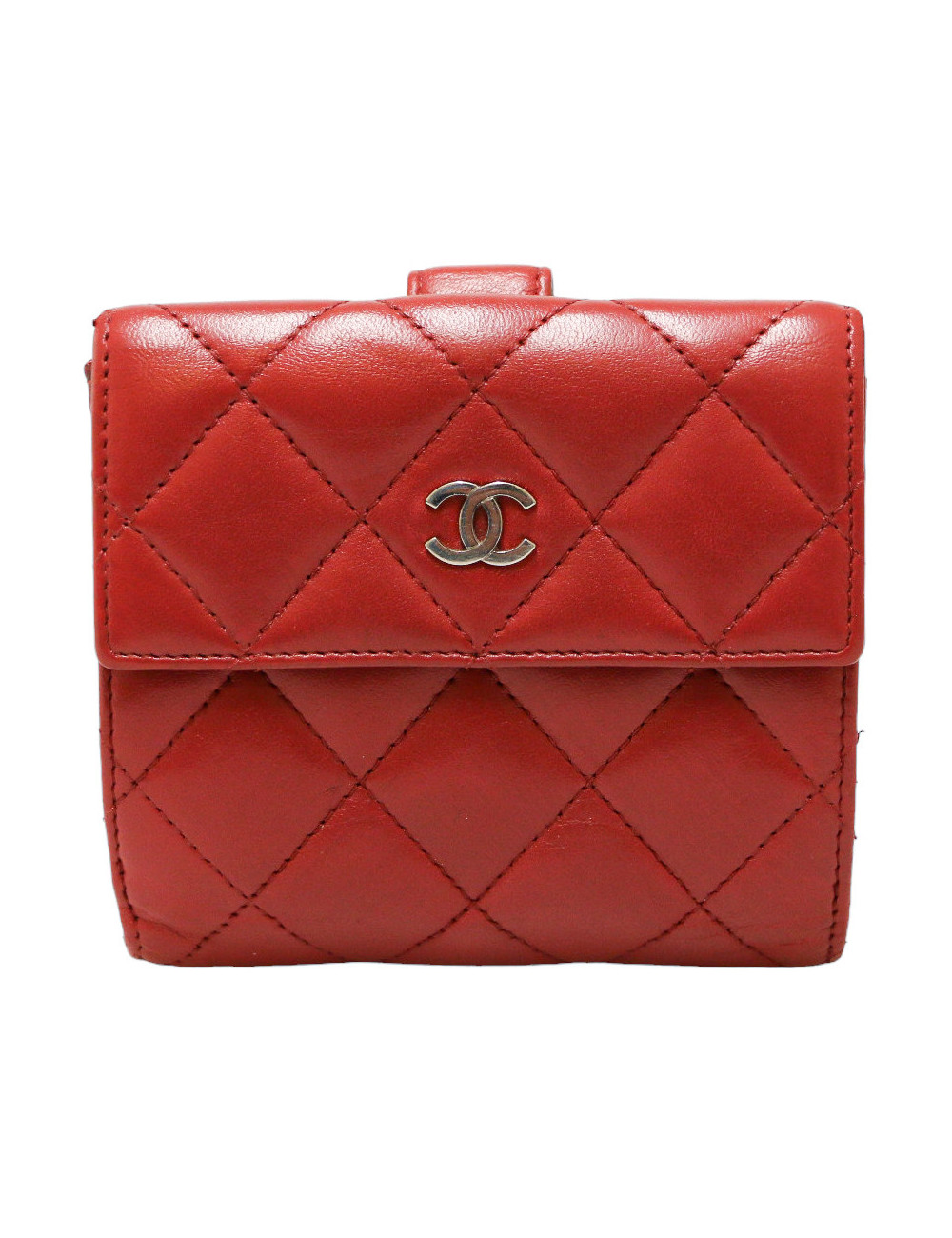 Porte-monnaie CHANEL cuir d'agneau