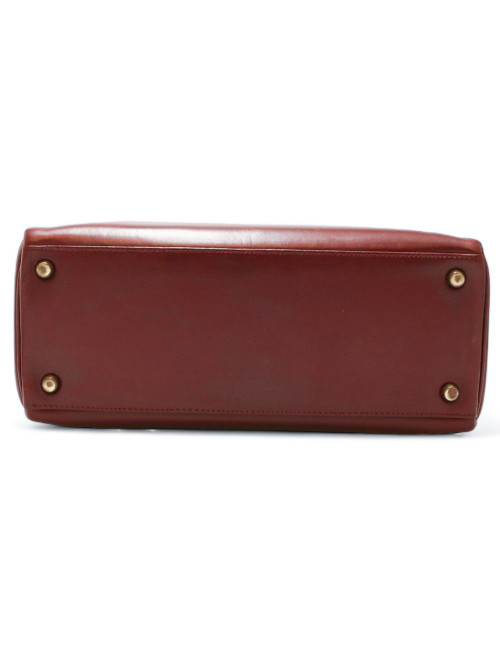 Sac Kelly 28 vintage rouge H HERMES