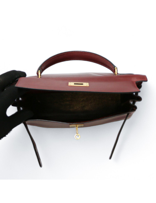 Sac Kelly 28 bandoulière HERMES vintage