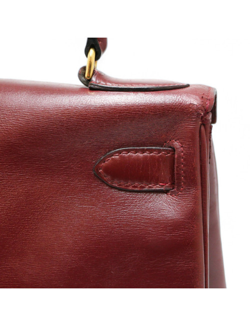 Sac Kelly 28 vintage rouge H HERMES