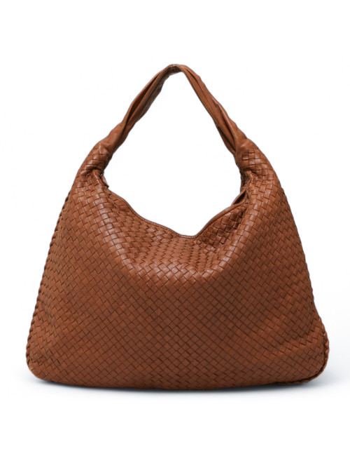 cabas BOTTEGA VENETA gold tressé