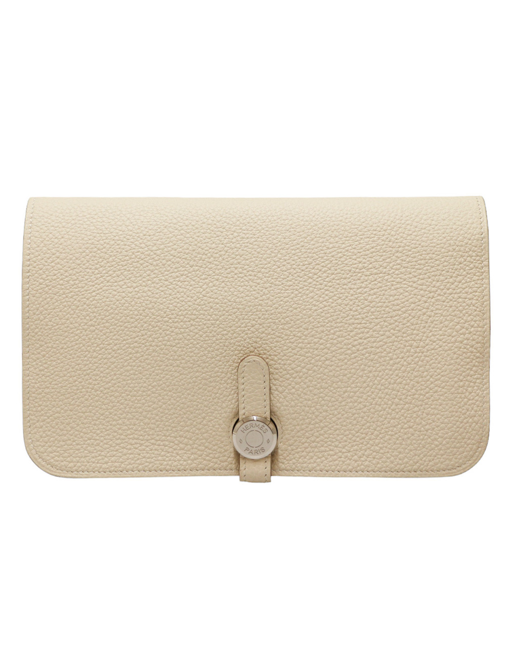 HERMES chalk Dogon wallet