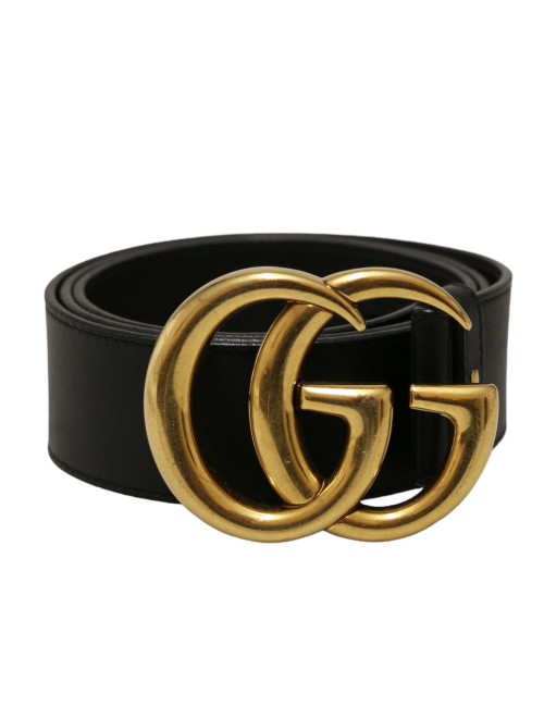 Ceinture GUCCI T85 cuir noir