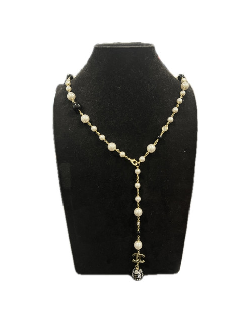 Sautoir CHANEL facettes strass