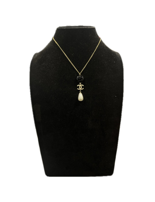 Collier pendentif CHANEL camélia
