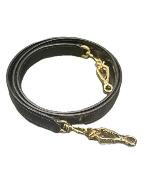 Bandoulière box noire pour Kelly HERMES