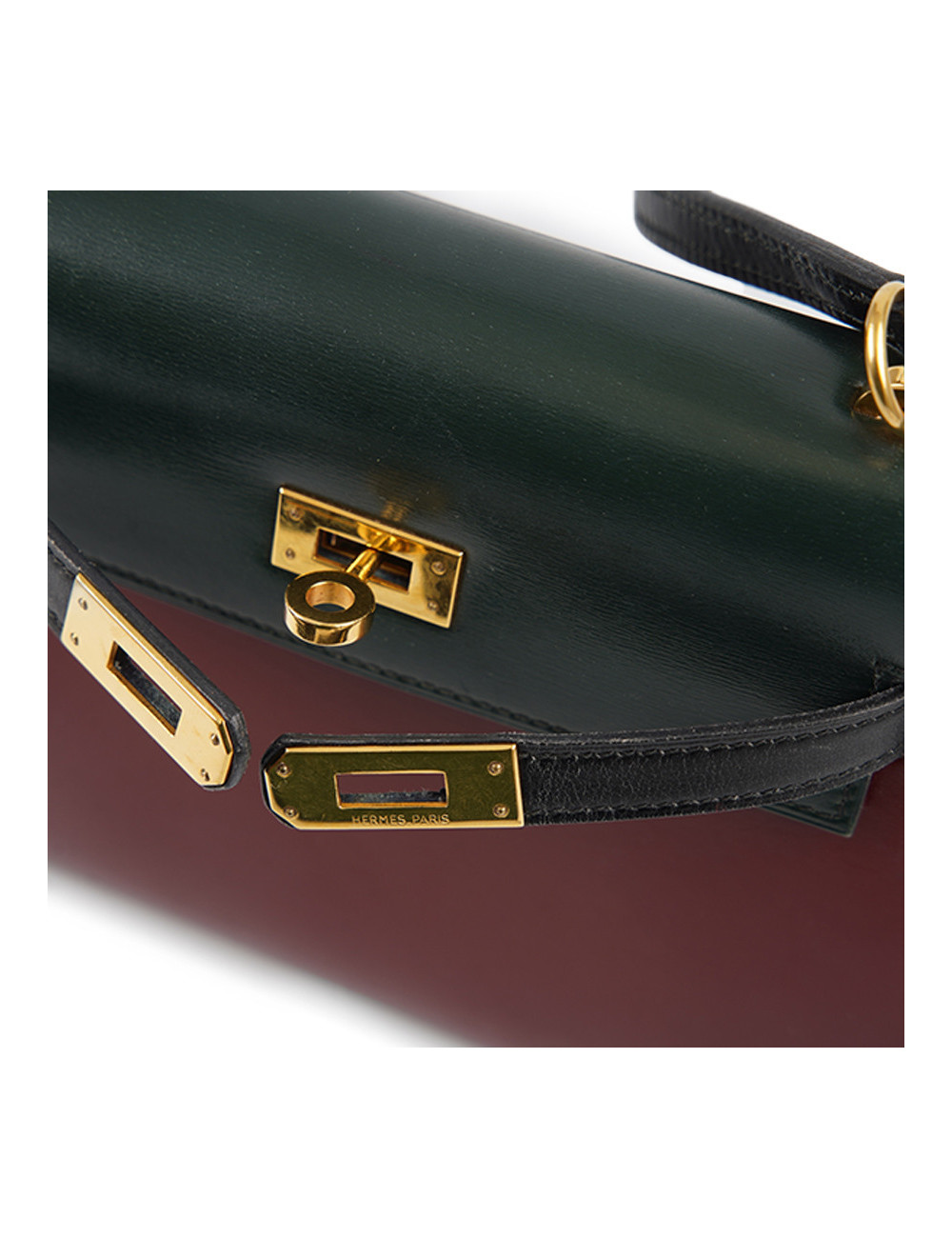 Mini Kelly HERMÈS box tricolor