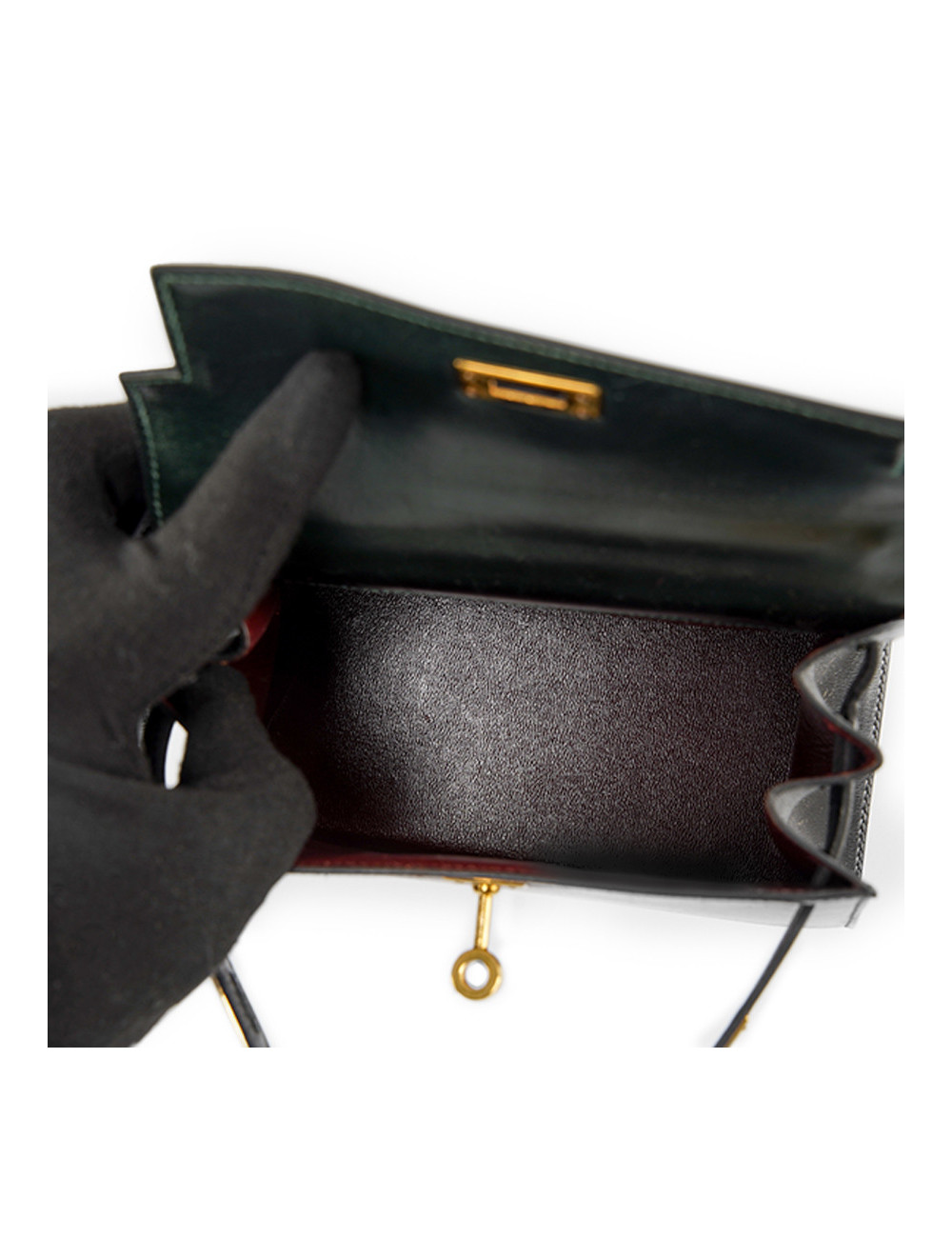 Mini Kelly HERMÈS box tricolor