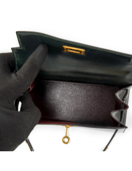 Mini Kelly HERMÈS box tricolor