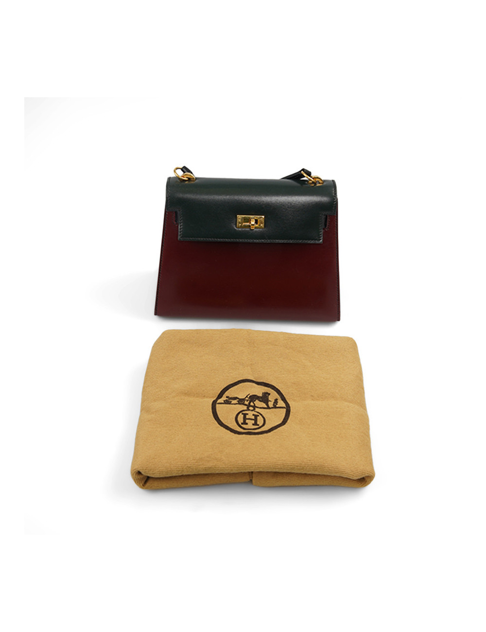 Mini Kelly HERMÈS box tricolor