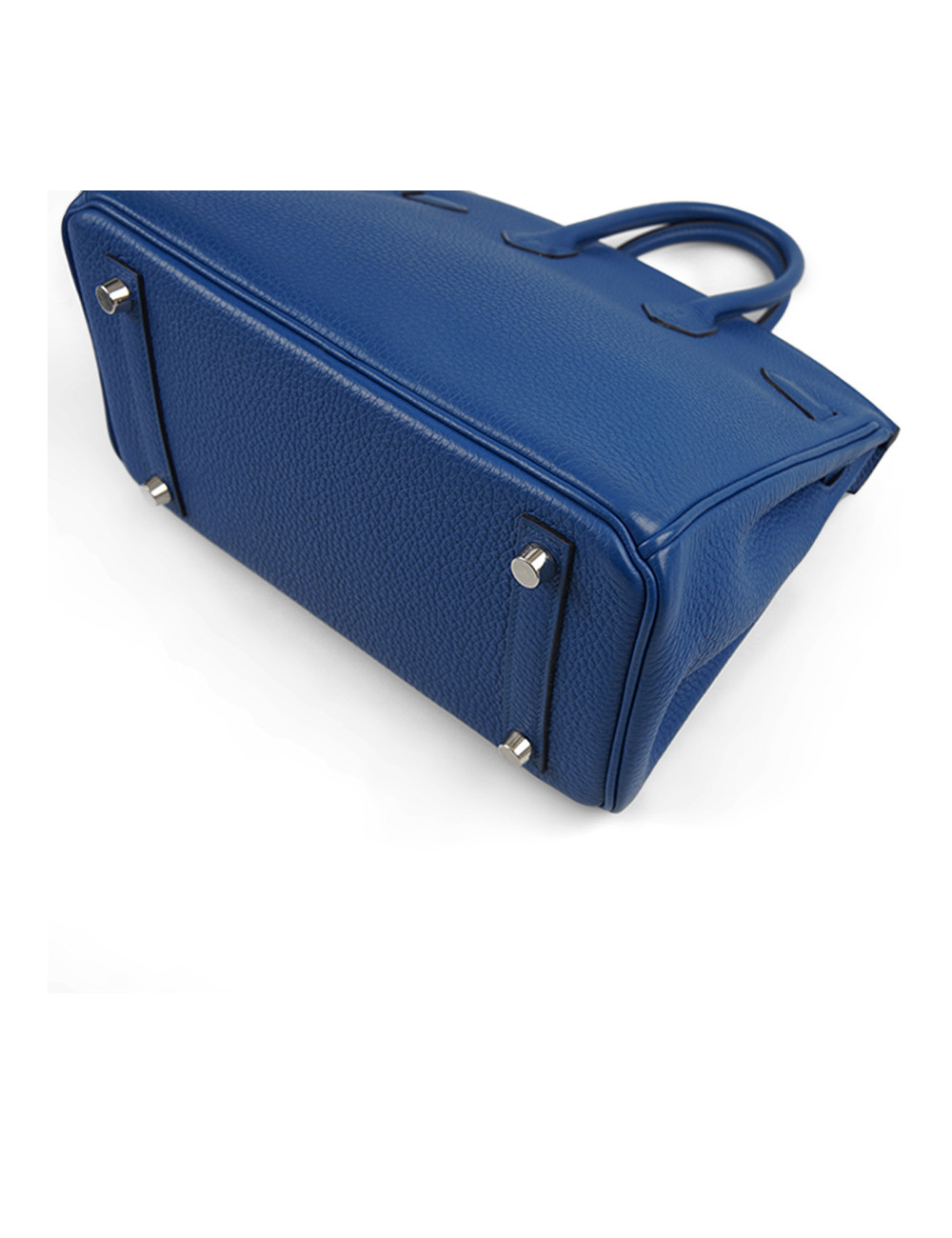 Birkin 25 HERMES Togo bleu royal