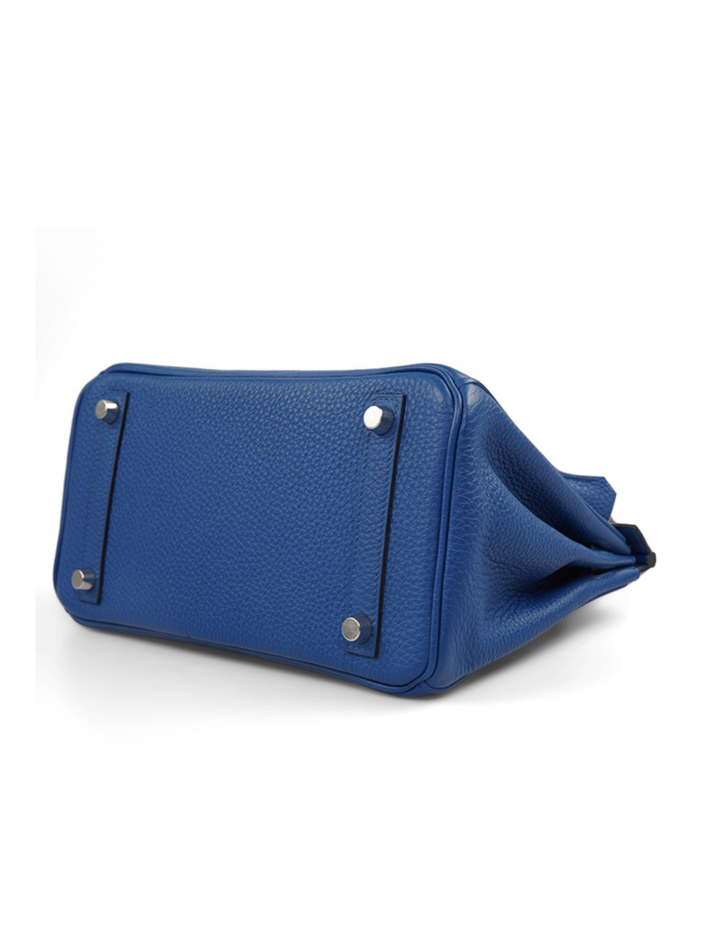 Birkin 25 HERMES Togo bleu royal