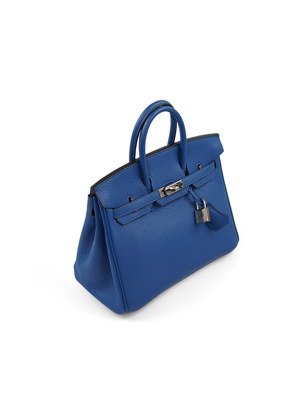 Birkin 25 HERMES Togo bleu royal