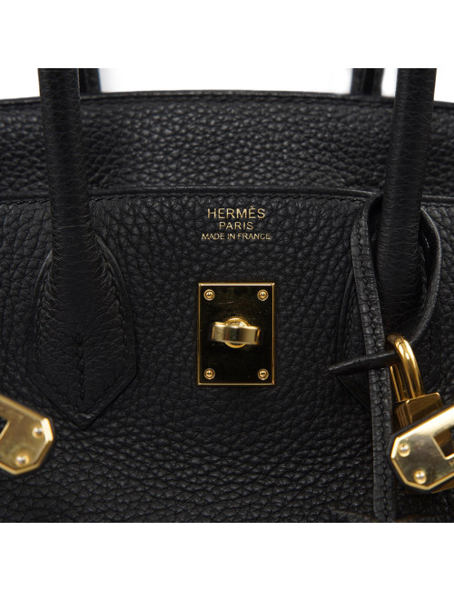 Birkin 25 HERMES Togo noir