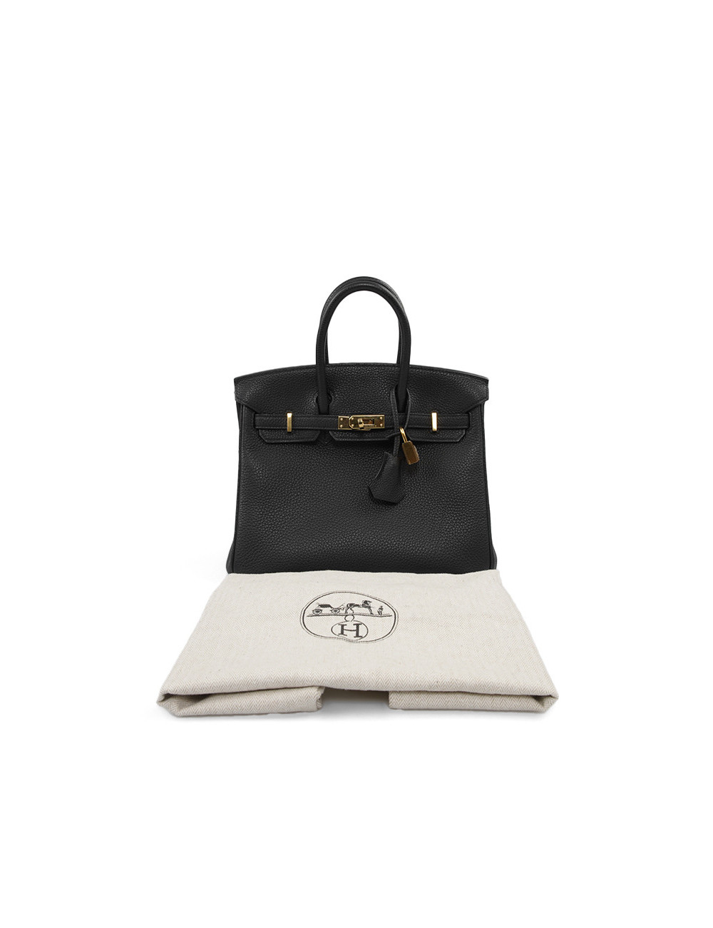 Birkin 25 HERMES Togo noir