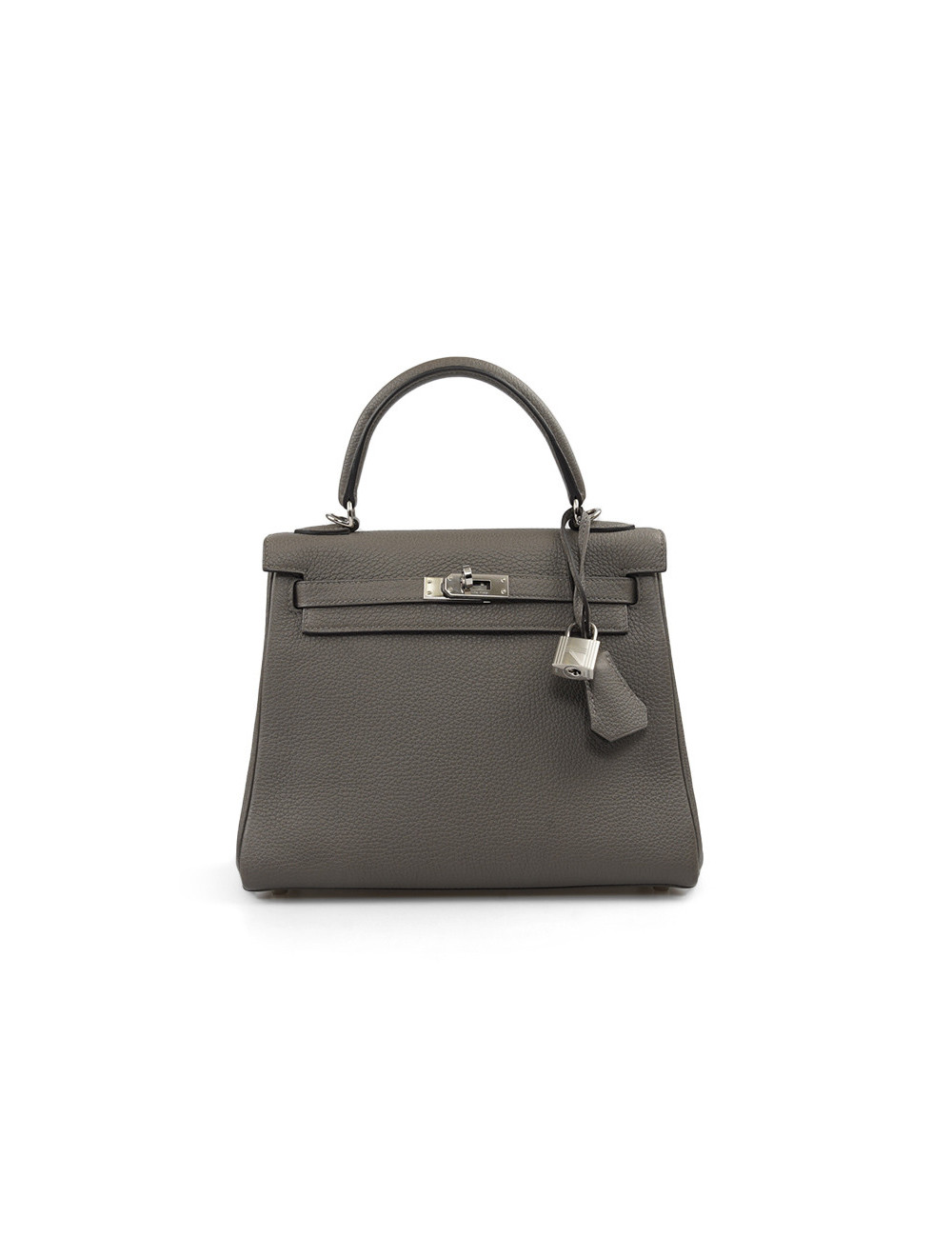 Kelly II 25HERMES Togo gris Meyer