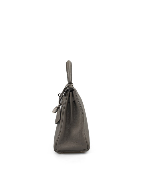 Kelly II 25HERMES Togo gris Meyer