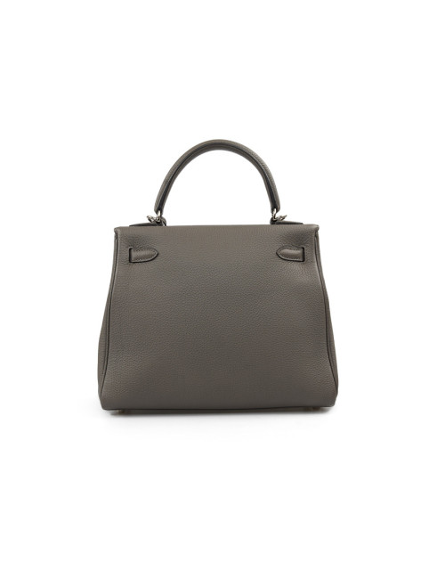 Kelly II 25HERMES Togo gris Meyer