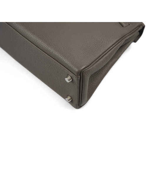 Kelly II 25HERMES Togo gris Meyer