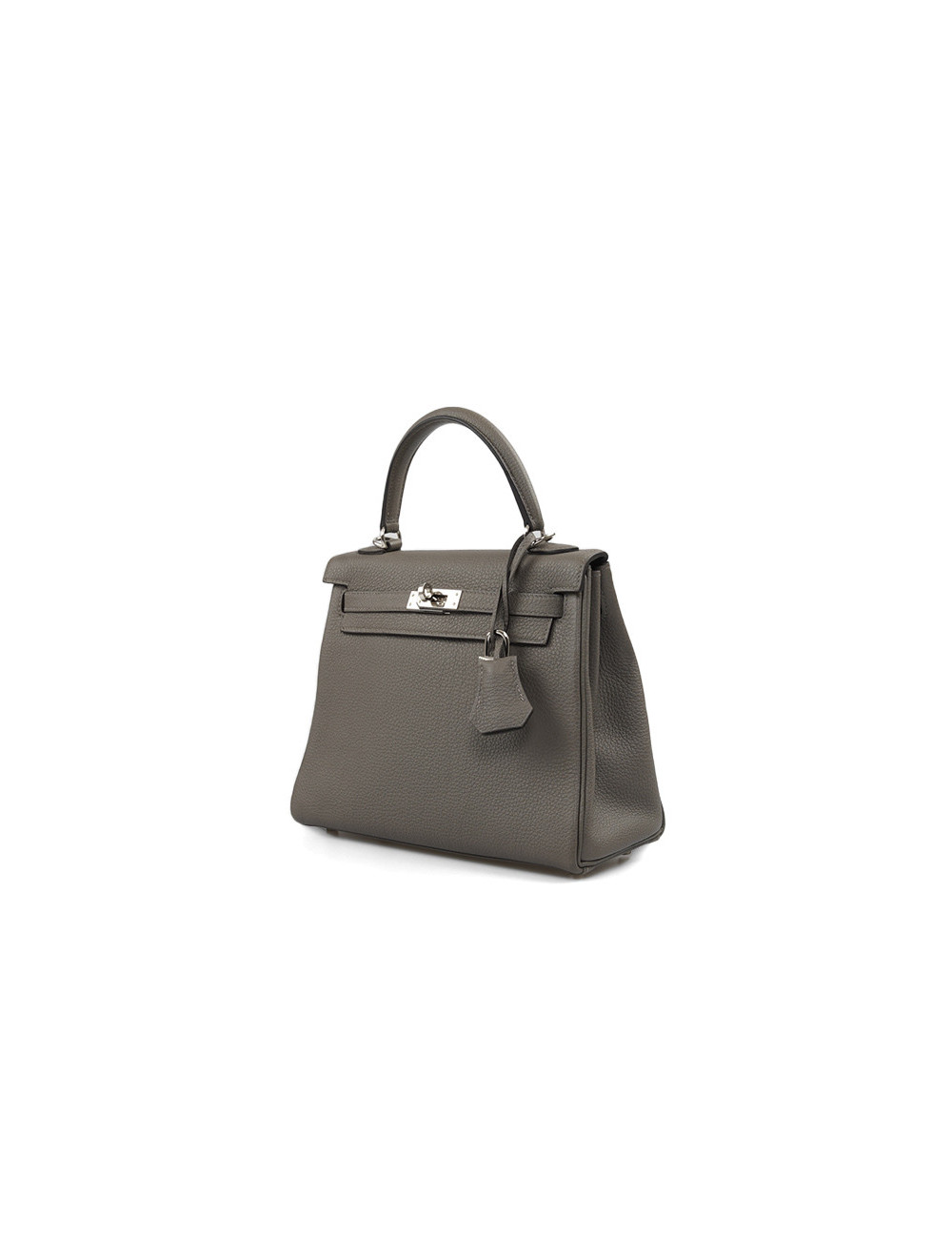 Kelly II 25HERMES Togo gris Meyer