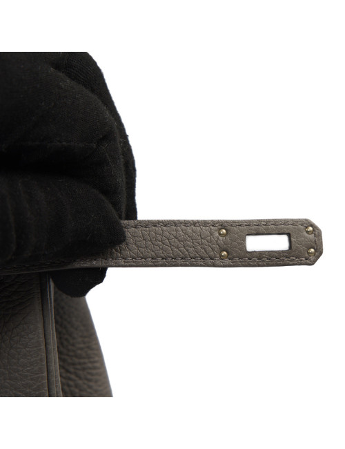 Kelly II 25HERMES Togo gris Meyer
