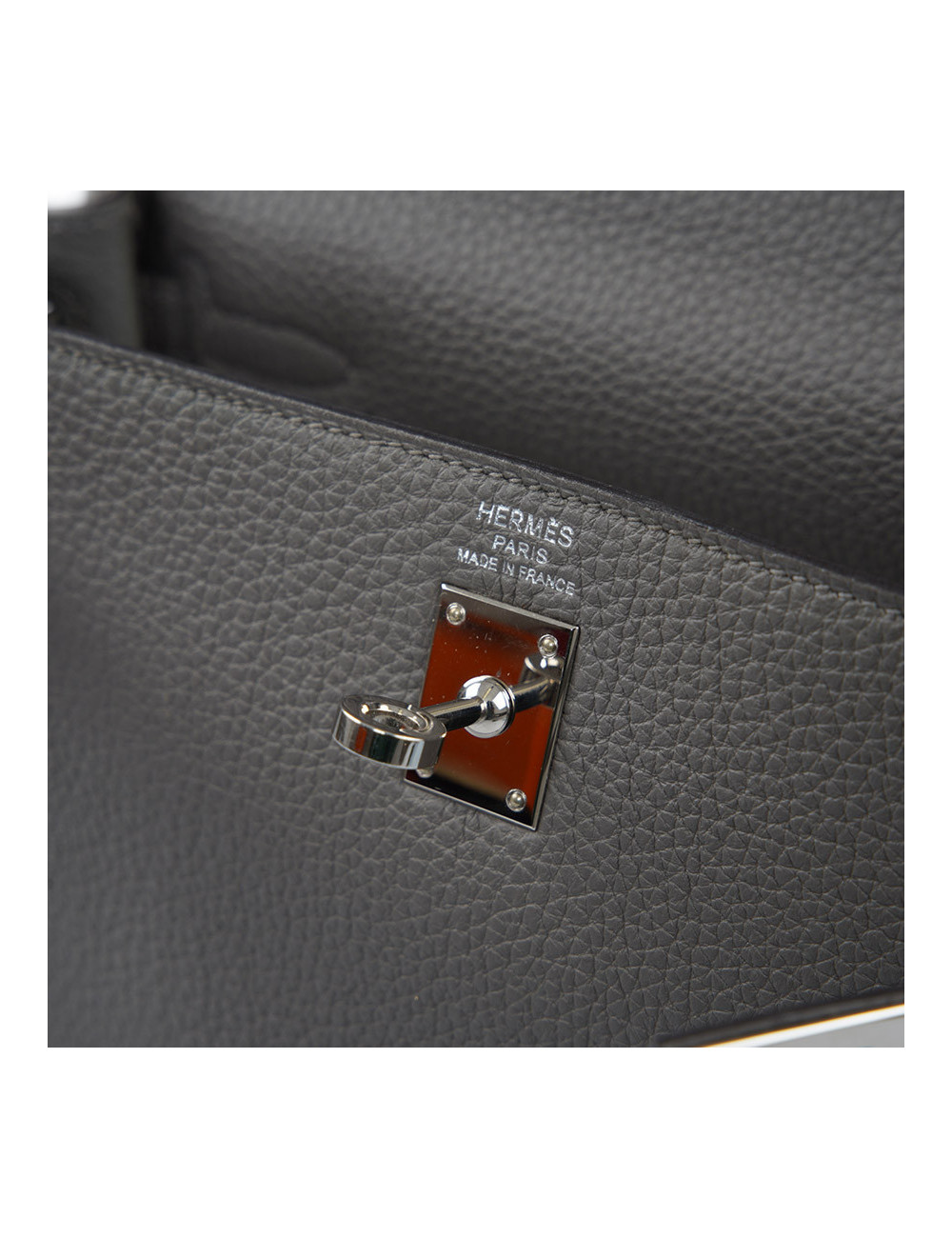Kelly II 25HERMES Togo gris Meyer