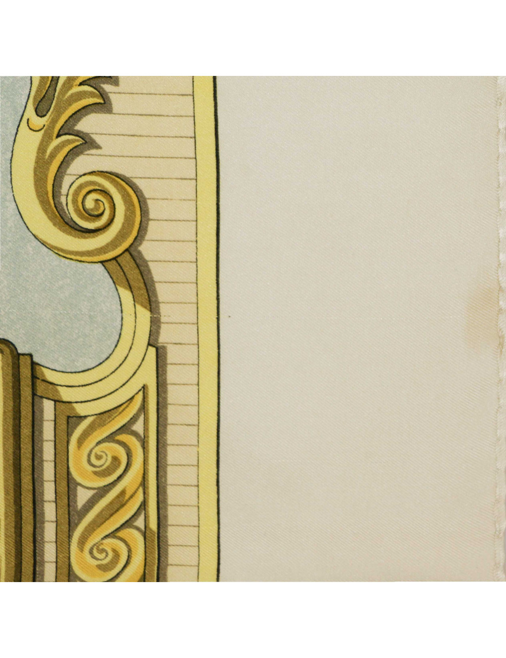 HERMES Chiens et Valets silk square scarf