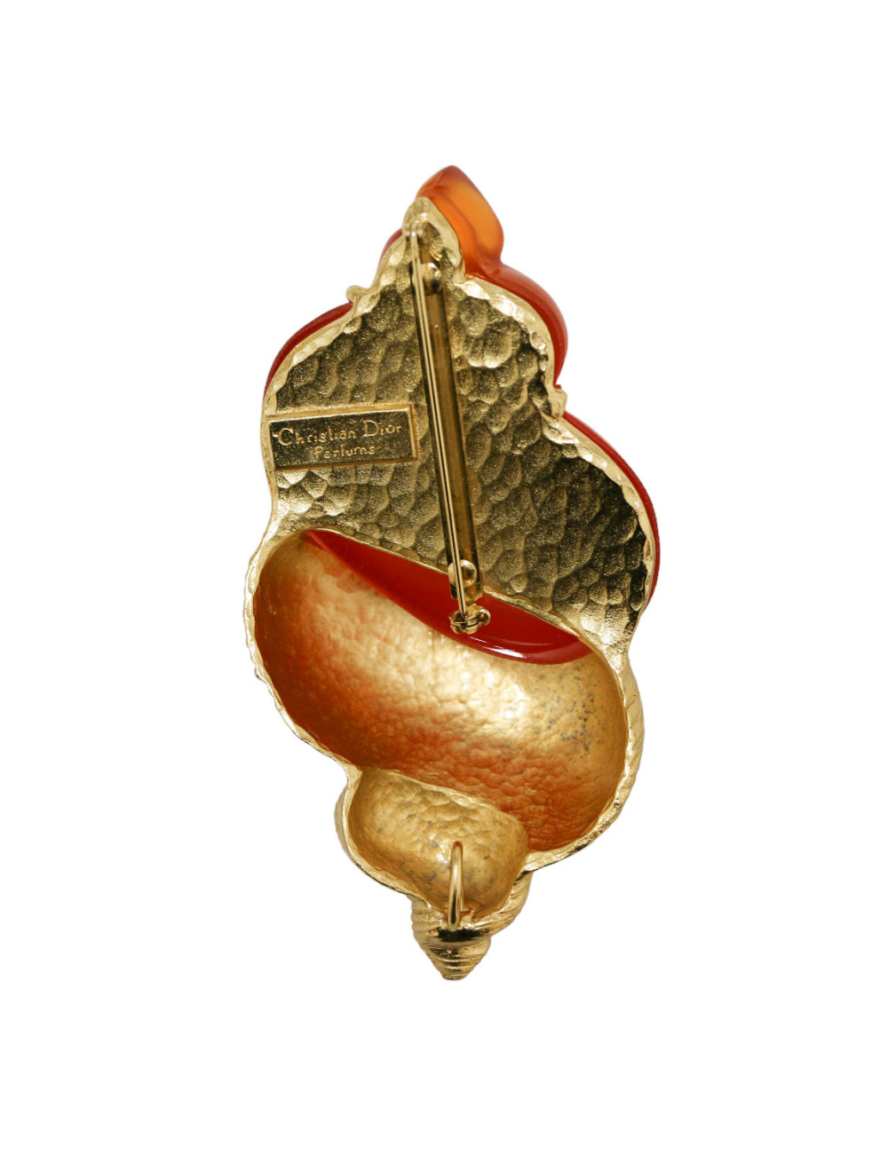 Imposante broche CHRISITAN DIOR coquillage