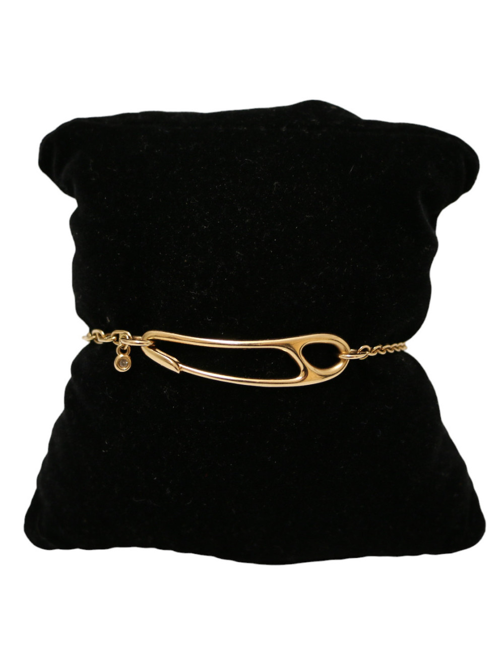 Bracelet HERMES chaine d'ancre Punk or