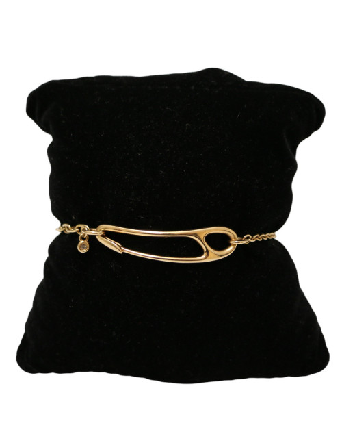 Bracelet HERMES chaine d'ancre Punk or