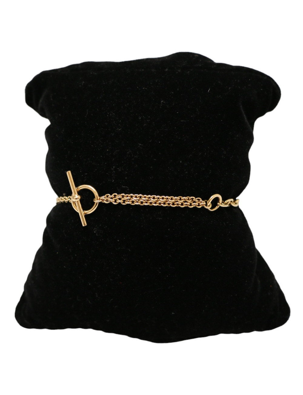 Bracelet HERMES chaine d'ancre Punk or
