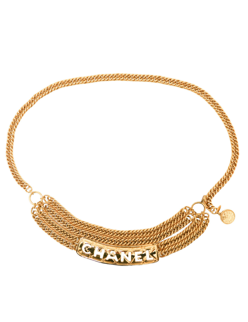 Ceinture chanel chaine dorée vintage