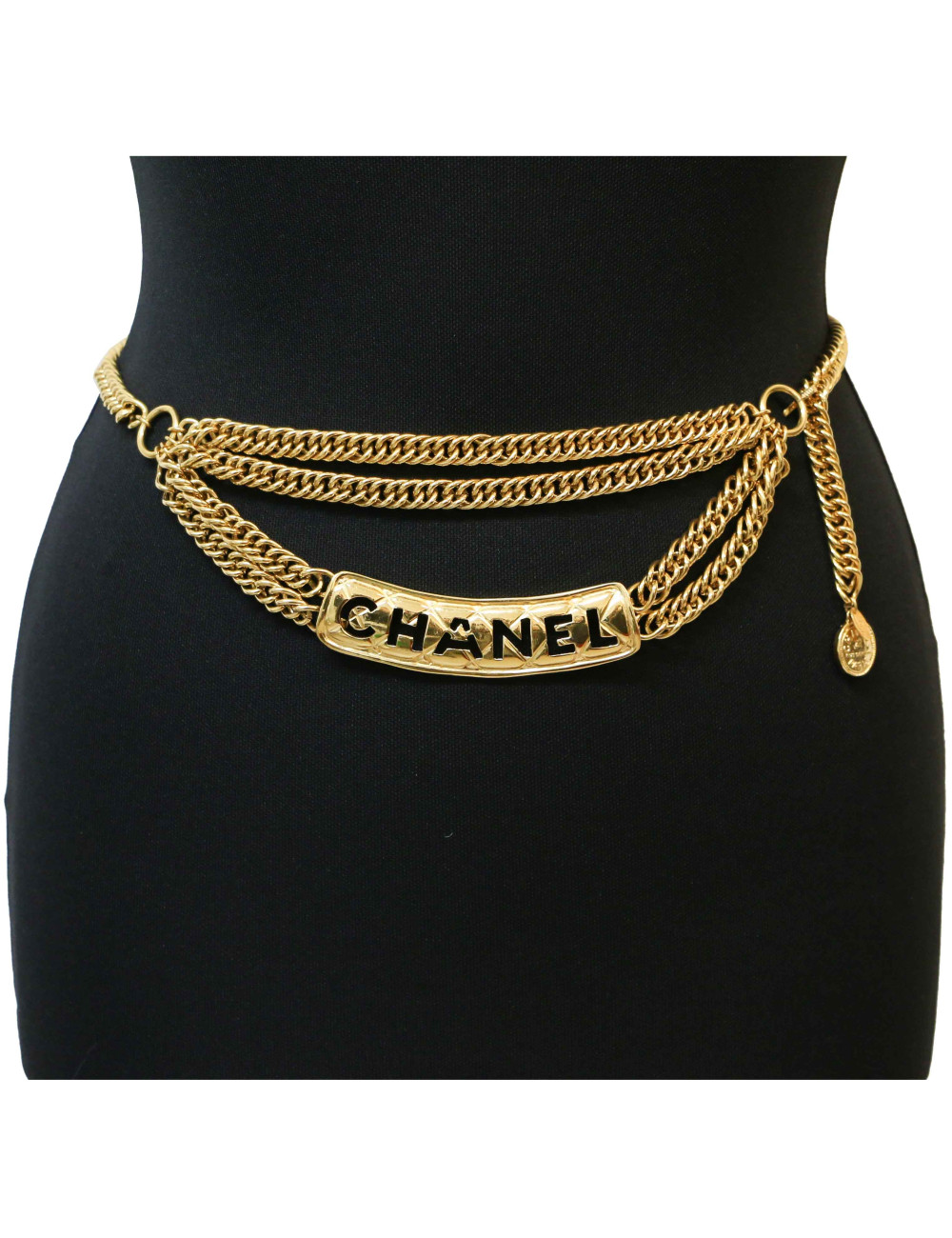 Ceinture chanel chaine dorée vintage