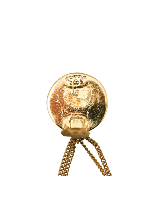 CHANEL collector vintage gold bag clip-on earrings