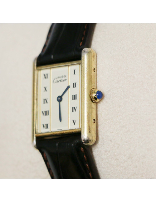 Montre Tank CARTIER vermeil Vintage