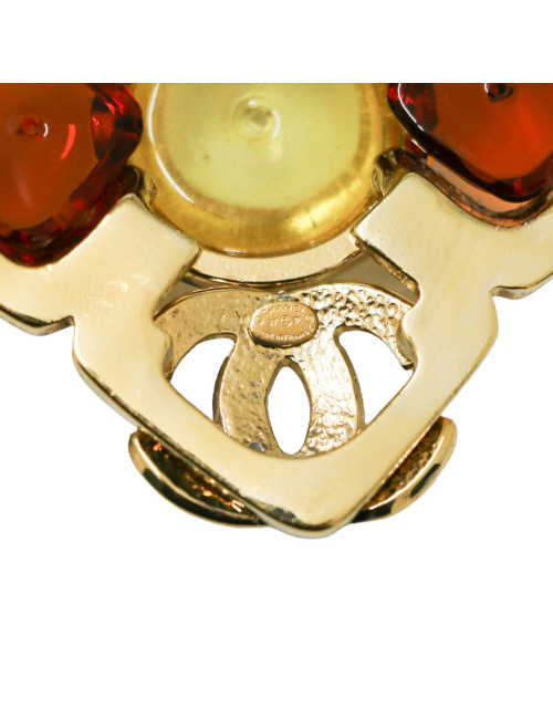 Collier CHANEL pâte de verre Vintage 