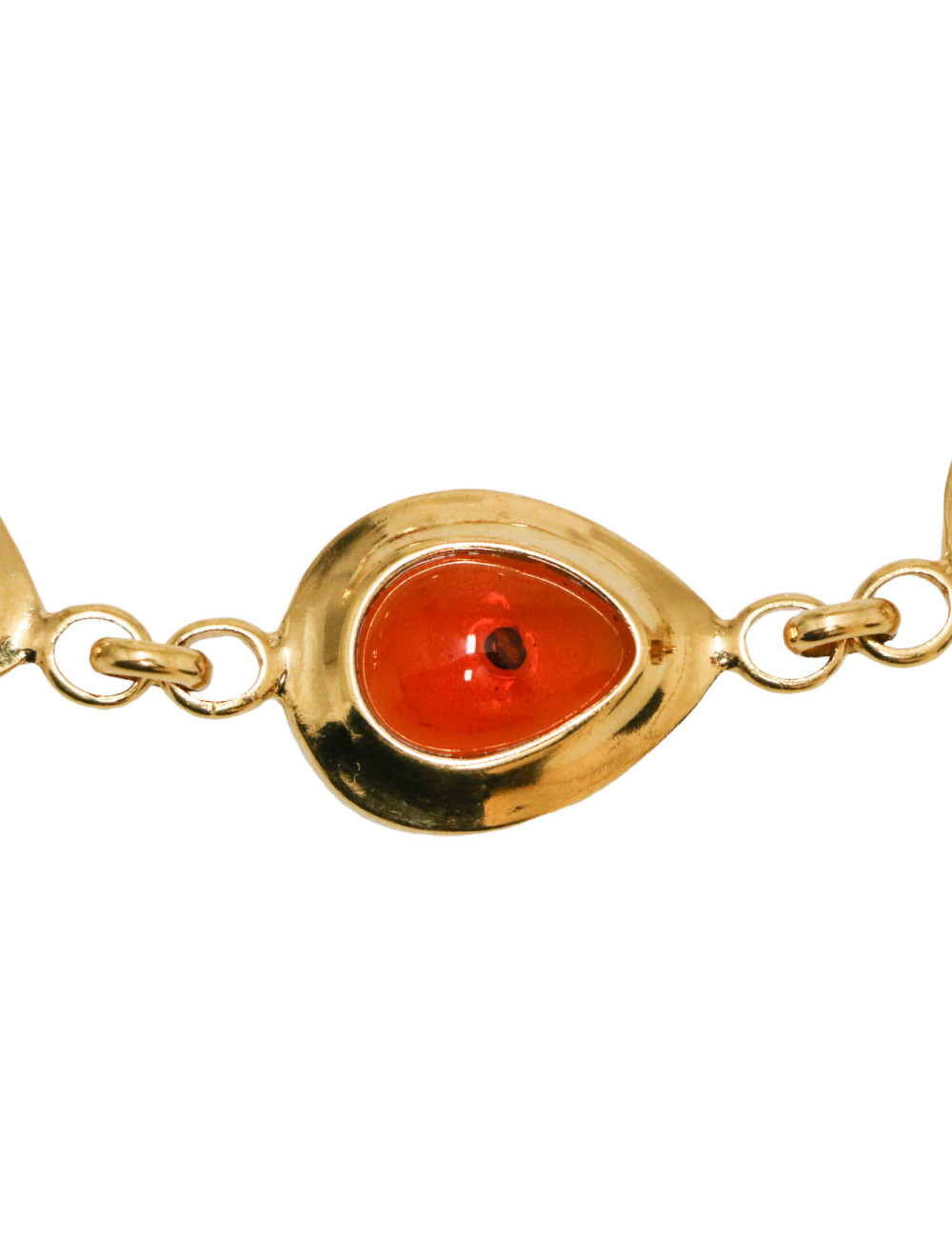 Collier CHANEL pâte de verre Vintage 