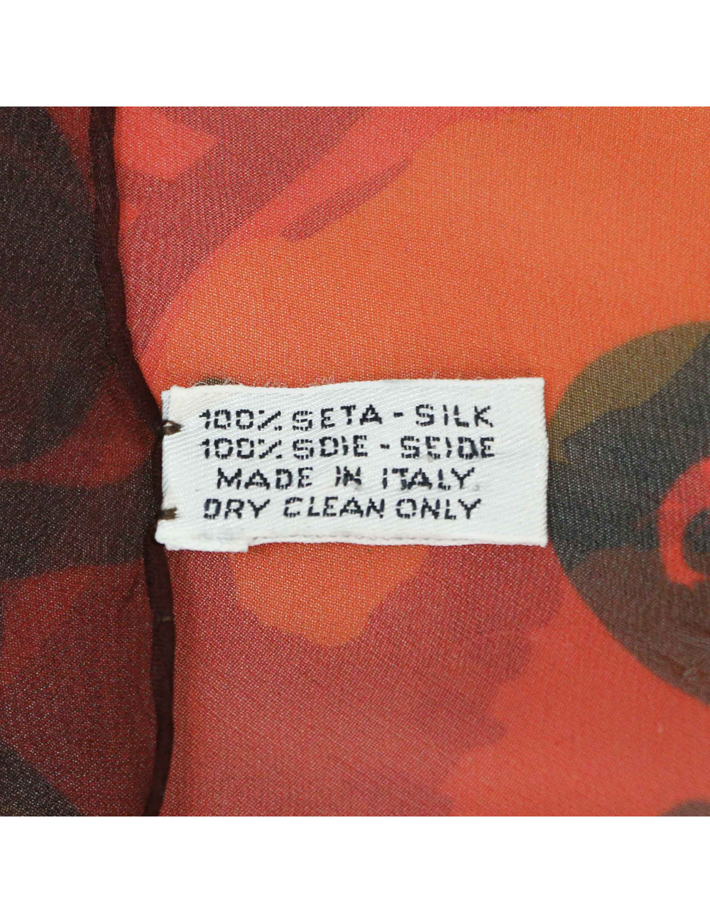 Grand carré CHRISTIAN LACROIX voile de soie