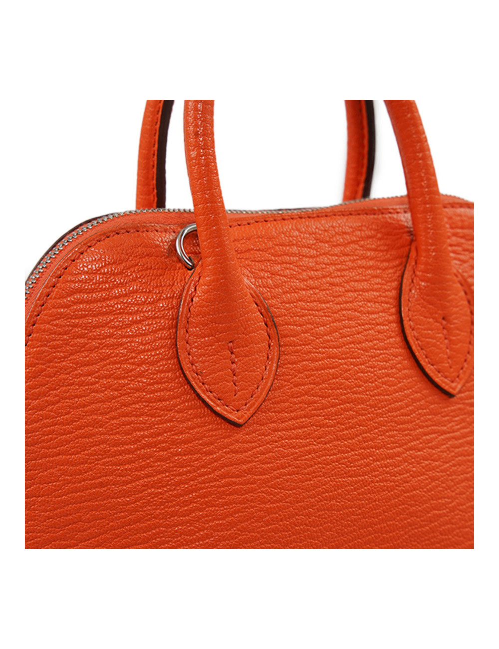 HERMES Mini Bolide goat Myzore orange Poppy