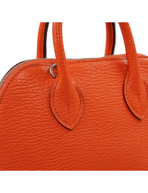 HERMES Mini Bolide goat Myzore orange Poppy